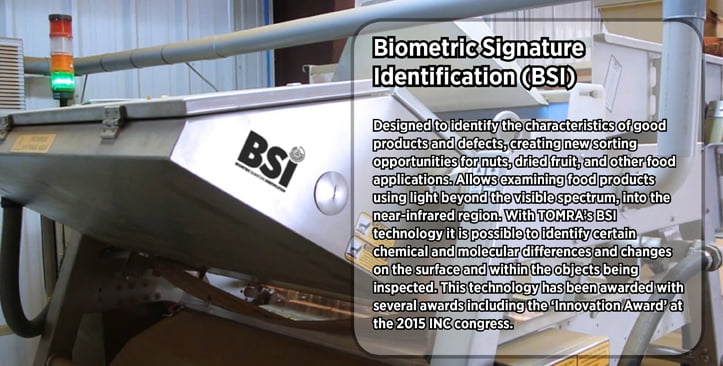 Biometric Signature Identification technology by TOMRA